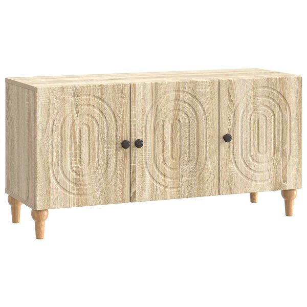 vidaXL Meuble TV 99 x 34 5 x 50 cm Chêne Sonoma Bois d'ingénierie