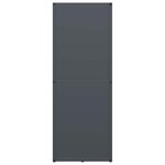 vidaXL Portant de bois chauffage anthracite 40x30x80 cm