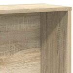 vidaXL Bibliothèque chêne sonoma 60x24x120 cm bois d'ingénierie