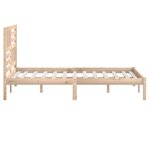vidaXL Cadre de lit sans matelas bois de pin massif 140x190 cm