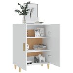 vidaXL Buffet Blanc 70x34x90 cm Bois d'ingénierie