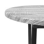 vidaXL Table basse Gris 80 x 40 x 40.5 cm Bois d'ingénierie et métal
