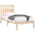 vidaXL Cadre de lit sans matelas bois massif 90x200 cm