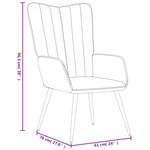 vidaXL Chaise de relaxation avec tabouret Jaune moutarde Velours