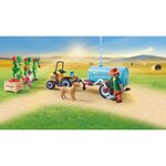 PLAYMOBIL 71442 - Fermier avec Tracteur et citerne - Country