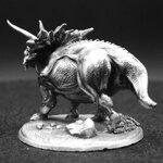 Pièce de monnaie en Argent g 155.5 (5 oz) Millésime  TRICERATOPS