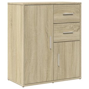 vidaXL Buffet chêne sonoma 60x31x70 cm bois d'ingénierie