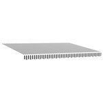 vidaXL Auvent rétractable électrique Anthracite et blanc 5 × 3 5 m