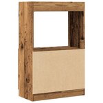 vidaXL Buffet haut vieux bois 63x33x100 cm bois d'ingénierie
