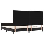 Literie vidaXL Noir 200x200 cm Velours