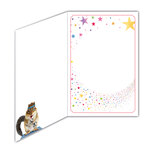 Carte pour un PAPA Parfait Trop Fort Message Humoristique avec Enveloppe Illustrée format 17 5x12cm Animal Rongeur Écureuil Chipmunk Tamia Drôle Amusant Rigolo Création Fabrication française 69-6215