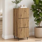 vidaXL Armoire à tiroirs 33 x 34 5 x 92 cm Bois d'ingénierie