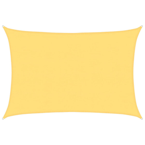 vidaXL Voile d'ombrage 160 g/m² Beige 5x6 m PEHD