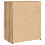 vidaXL Tables de chevet 2 Pièces chêne artisanal bois d'ingénierie