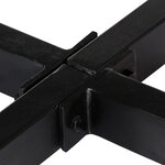 vidaXL Table de salle à manger 150x73 cm Bois de manguier solide