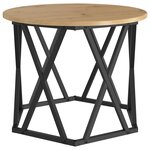 vidaXL Table d'appoint empilable 3 Pièces chêne artisanal 53 x 53 x 40 cm