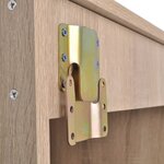 vidaXL Meubles de salle de bains trois pièces Beige
