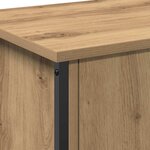 vidaXL Support TV - Chêne artisan Chêne artisan Bois composite
