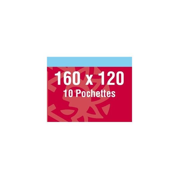 Pochettes 160 x 120 mm pour blocs de timbres divers. Fond - Noir