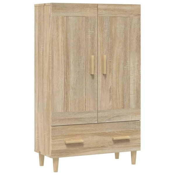 vidaXL Buffet haut Chêne sonoma 70x31x115 cm Bois d'ingénierie