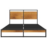 vidaXL Cadre de lit sans matelas métal 120x200 cm