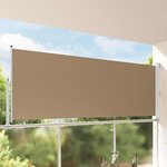 vidaXL Auvent latéral 160 x 300 cm 100  polyester fer acier