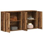 vidaXL Buffet 2 Pièces Bois ancien 79 x 38 x 80 cm Bois d'ingénierie