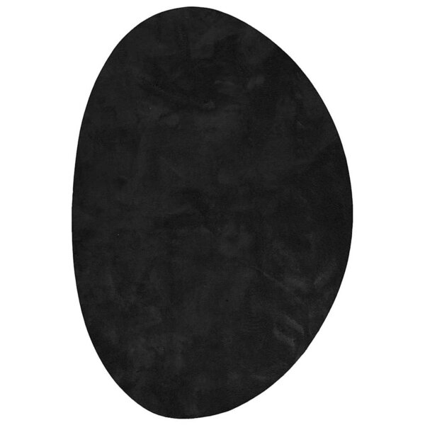 vidaXL Tapis HUARTE Noir 140 x 200 cm Polyester