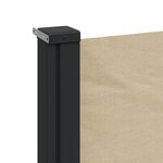 vidaXL Auvent latéral rétractable beige 200x300 cm