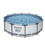 Piscine - BESTWAY Piscine hors sol ronde Steel Pro Max 366 x 100 (White)