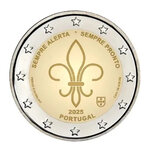 2 euros commémorative Portugal 2025 - Scoutisme International.