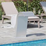 vidaXL Fontaine de piscine 50x30x60 cm Acier inoxydable