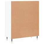 vidaXL Buffet blanc 69 5x34x90 cm bois d'ingénierie