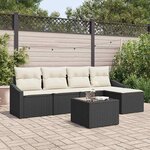 vidaXL Ensemble de salle à manger pour jardin 5 Pièces Marron et Crème