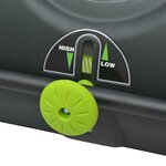 vidaXL Balayeuse à gazon 103 L