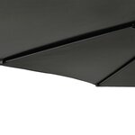 vidaXL Parasol de jardin avec mât en acier anthracite 225x225x212 cm