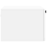 vidaXL Meuble TV mural Blanc 59 5 x 41 x 30 cm Bois d'ingénierie