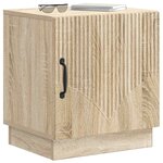 vidaXL Table de chevet Chêne Sonoma 43 x 34 5 x 47 cm