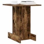 vidaXL Table d'appoint Chêne fumé 44 5 x 45 x 55 cm Bois d'ingénierie