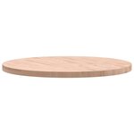 vidaXL Dessus de table Ø90x4 cm rond bois massif de hêtre