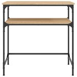 vidaXL Table console chêne sonoma 75x35 5x75 cm bois d'ingénierie