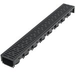 vidaXL Caniveaux de drainage 3 Pièces Plastique 3 m