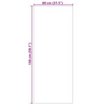 vidaXL Tapis de surface PALMERAS Vert 80 x 150 cm Polyester