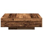 vidaXL Table basse Bois Ancien 100 x 100 x 31 cm