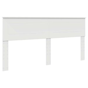 vidaXL Tête de lit avec tête de lit Blanc 180 cm Bois d'ingénierie