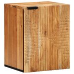 vidaXL Ensemble de meubles de salle de bain 5 pièces en bois d'acacia massif marron