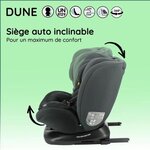 Siège auto isofix DUNE Groupe 0/1/2/3  0-10 ans  0-36 kg  40-150 cm  R 129 - inclinable