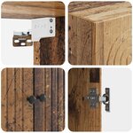 vidaXL Armoire Murale Bois ancien 59 x 31 x 60 cm Bois d'ingénierie