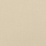 vidaXL Canapé 2 places avec oreillers décoratifs crème 120 cm tissu