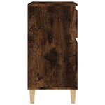 vidaXL Buffet Chêne fumé 60x35x70 cm Bois d'ingénierie